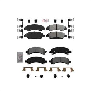 Disc Brake Pads Kit for 08-10 Chevrolet Express 1500 Front and Rear KNF-101259