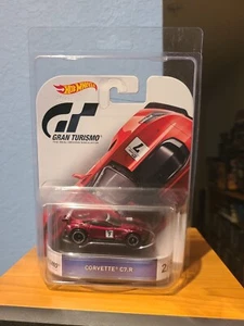 Hot Wheels Corvette C7.R Gran Turismo Retro Entertainment #DJF44 NRFP Red 1:64 - Picture 1 of 8