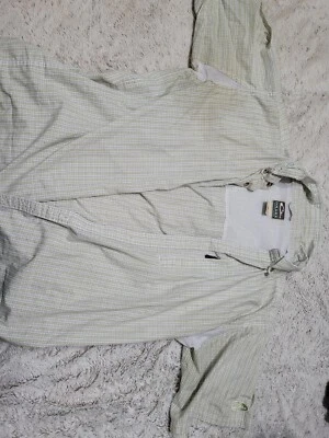 Drake waterfowl shirt XL Green button up dress shirt plaid - Image 1 of 4