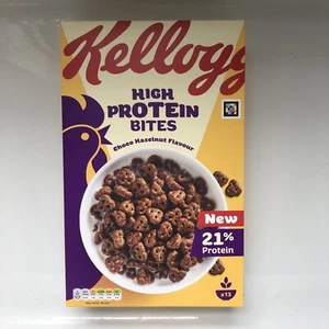 Kellogg's High Protein Bites Choco Hazelnut Flavour Cereal 400g - BB April 2026 - Bild 1 von 6