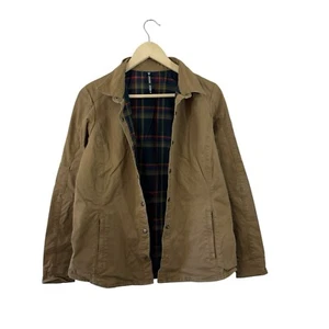Kuhl Medium Generatr Flannel Lined Jacket Brown Lightweight Snap Womens READ - Picture 1 of 18
