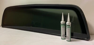 Fit: 2000-2006 Toyota Tundra Pickup Rear Back Glass Window Stationary +2Glue - Image 1 of 4