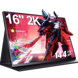UPERFECT 16 Zoll 2K Up to 144Hz Tragbarer Monitor Freesync Für Spiel Xbox Switch - Bild 1 von 11