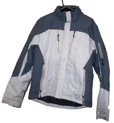 Spyder Mens MEDIUM Whit Vented Thinsulate Ski Snowboard Jacket Entrant Dermizax - Image 1 of 4