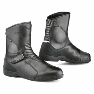 FIRST TIME RIDER TCX HUB SHORT TOURING WATERPROOF MOTORCYCLE BLACK BOOT EUR 43 - Picture 1 of 1