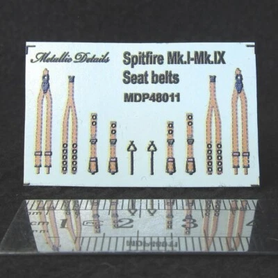 Spitfire Mk.I-Mk.IX seat belts 3D Decals Scale 1:48 for Scale Model Kit MDP48011 - Image 1 of 4