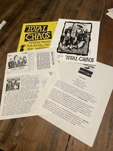 Total Chaos Music Punk Large Kit 8x10 Vintage Press Photo - Epitaph Bio Thrash - Picture 1 of 8