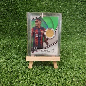 RAPHINHA 2023-24 Topps UEFA UCC Superstar Relic PatchJersey /199 FC Barcelona - Picture 1 of 2