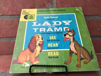 Disneyland Lady & The Tramp Walt Disney's Story con registro de 33 1/3  Foto 1 de 4