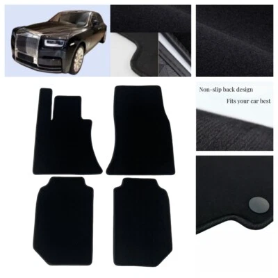 Fit For Rolls Royce Ghost 2012-2018 Car Floor Mats Black Velour Carpets Custom  Foto 1 de 4