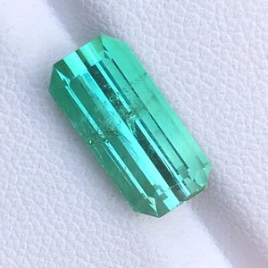 4.95Ct Faceted Cut Blueish Green Tourmaline Loose Gemstone From Jaba Mine Afghan - Picture 1 of 16