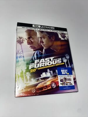 THE FAST AND THE FURIOUS 20TH ANN  4k+SteelBook+BLURAY+DIG EXP **READ LOOSE DISC Foto 1 de 4