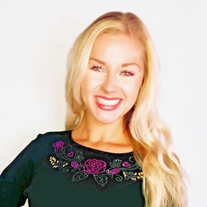 Rhinestone Roses Fitted Top Shirt Black Long Sleeve Ladies S or Juniors L - Picture 1 of 2