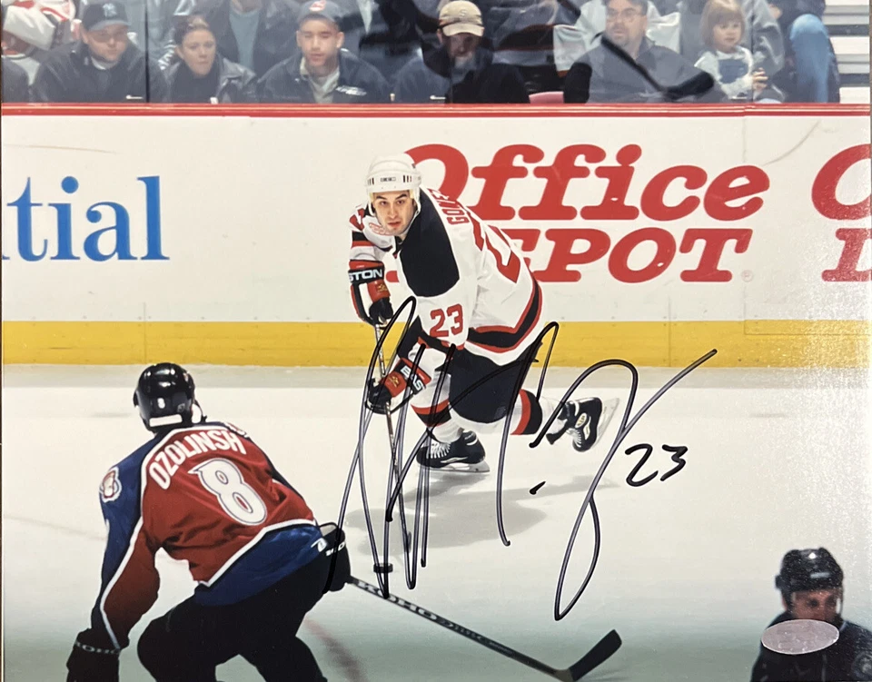 Holograma Steiner 8x10 de acción firmado por Scott Gomez de los New Jersey Devils Foto 1 de 1