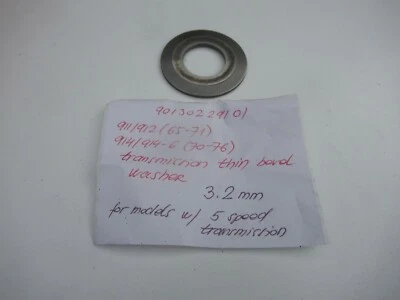 Porsche 911/912/914 Transmission Mince Biseau Rondelle 3.2 MM 90130229101 C # - Image 1 of 4