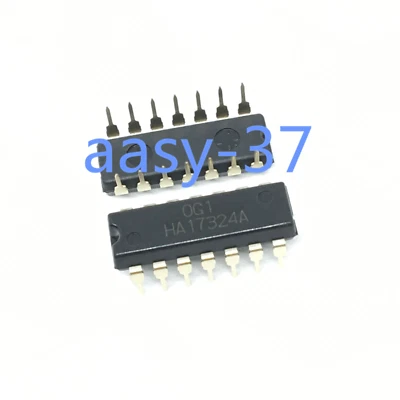 10PCS NEW HA17324A HA17324 17324 Low Power Quad Op Amp - Image 1 of 3