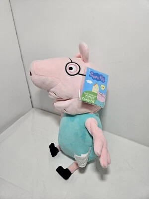 Peppa Pig Play & Say Puppet Daddy Pig Interactive Talking Plush New - Image 1 of 4