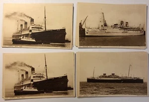 12 printed Famous Liners Series Photochrom Co All British Production 12pcs LOT - Picture 1 of 4