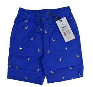 Joules Huew Blue Pelican Chino Shorts Drawstring Seagull Toddler Boys 6Y - Picture 1 of 8