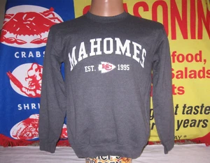 PATRICK MAHOMES Kansas City CHIEFS SUDADERA PARA HOMBRE PEQUEÑO ADULTO FÚTBOL AMERICANO NFL - Imagen 1 de 4
