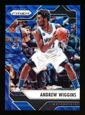 2016-17 PANINI PRIZM 263 ANDREW WIGGINS BLUE WAVE REFRACTOR HOLO WARRIORS #3/99!