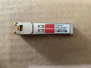 FIBERSTORE SFP-GB-GE-T 1000BASE-T RJ45 SFP RICETRASMETTITORE FIBRA OTTICA H5-2(13) - Foto 1 di 4