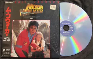 Michael Jackson LaserDisc MOONWALKER Laser Disc LD NTSC Movie Film JAPAN 1988 - Foto 1 di 3