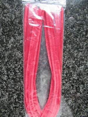 Folia Chenille Draht, Pfeifenputzer 50cm x 8mm, 10 Stück in Dunkelrot NEU+OVP - Bild 1 von 2