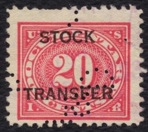 #RD6 20c Stock Transfer, Used [16] **ANY 5=FREE SHIPPING** - Picture 1 of 1