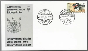 South-West Africa Date Stamp Card, 1984 - WINDHOEK Event Cancel, SC #528 - wc30 - Picture 1 of 1