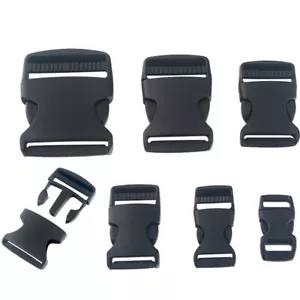 Schnallen Seite Schnell Freigabe Clip Kordel Band Verschluss Gurtband Plastik/s - Bild 1 von 13