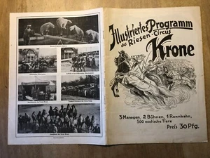 Zirkus , KRONE Programmheft , Kaiserzeit - Bild 1 von 2