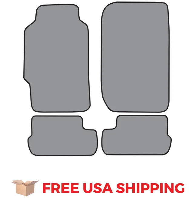 FITS 1988-1991 Honda Prelude Floor Mat 4pc Cutpile Foto 1 de 1