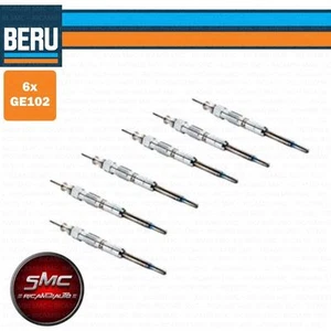 6 x CANDELETTA ORIGINALE BERU GE102 BMW SERIE 5 E60 E61 525-535 - Imagen 1 de 1