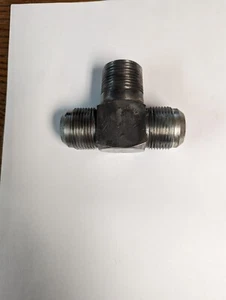 STEEL BRANCH TEE 1" (#16) MALE JIC 37 DEGREE X 1" MALE NPT - Bild 1 von 3