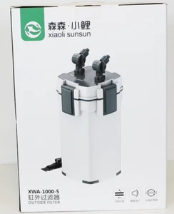 SunSun XWA-1000-5 External Filter/Canister 369gph, 26W, 10"x10"x18.9" Brand New - Picture 1 of 3