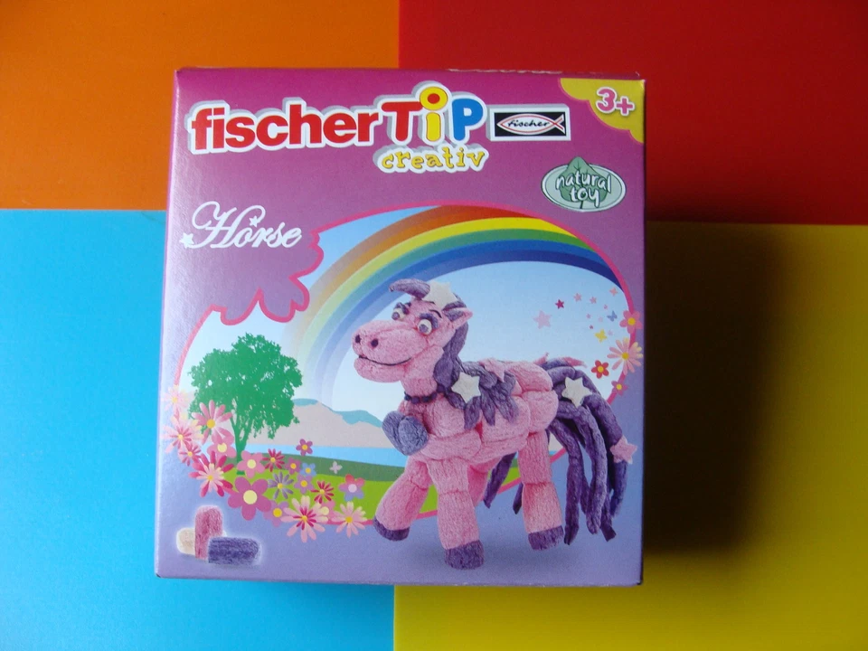 FISCHER TIP CREATIV Fischer tip Box S Horse Pferd aus Kartoffelstärke und Lebensmittelfarbe