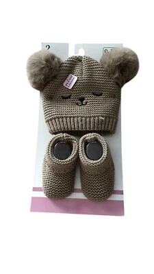 Gorro Infantil-Sombrero Infantil Pom-Oreja Tejida-Botas Unisex-Bebé Lindo Foto 1 de 3