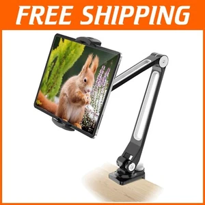 Versatile Adjustable Tablet Stand with 360° Swivel Arm - For 4" to 11" Devices - Picture 1 of 10