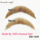 100% Human Hair Handmade Fake/False Mustache Beard for Entertainment/Drama/Life