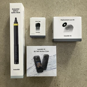 Insta360 X5 8K 360 Action Cam BRAND NEW SEALED with accessories - Picture 1 of 2