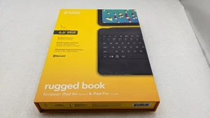 ZAGG Rugged Book Keyboard & Case For Apple 11" iPad Air (5th/4th Gen) FREE S/H - Picture 1 of 8