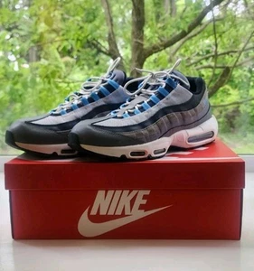 Nike Air Max 95 Cool Grey UNC University Blue White Black DM0011-003 Men's Sz 13 - Picture 1 of 7