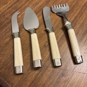 Vintage Regent Sheffield Messer & Sardinengabel Hostess Party Set Besteck - 4 Teile - Bild 1 von 5