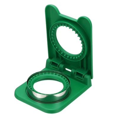 Sandwichmaker Sandwichausstecher, runde Ausstechformen dunkelgrün - Bild 1 von 4