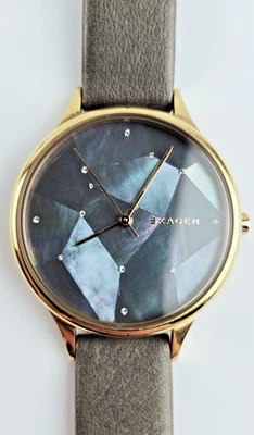 Skagen SKW2390 Anita Grey Starry Sky Shell Women's Watch - Needs Battery - Image 1 of 4