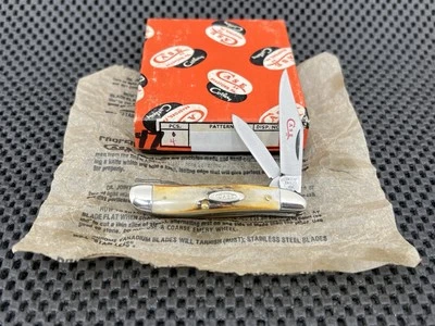 CASE XX 5220 RED LETTER STAG PEANUT KNIFE MINT - Image 1 of 4