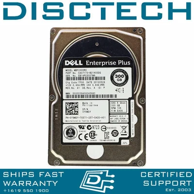 Dell Y9WDY Enterprise Plus Toshiba / Fujitsu MBF2300RC 300GB 10K SAS 6Gbps SFF - Image 1 of 3