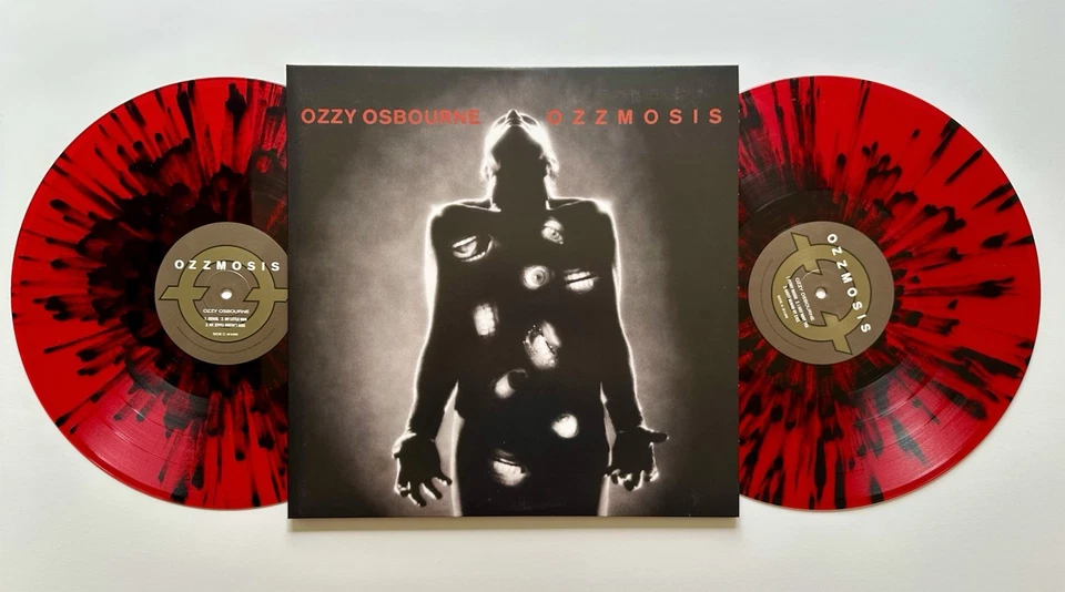 Ozzy Osbourne Ozzmosis RED SPLATTER Vinyl 2LP w/ Poster OFFICIAL NEW Rare 2019 - Image 1 of 4