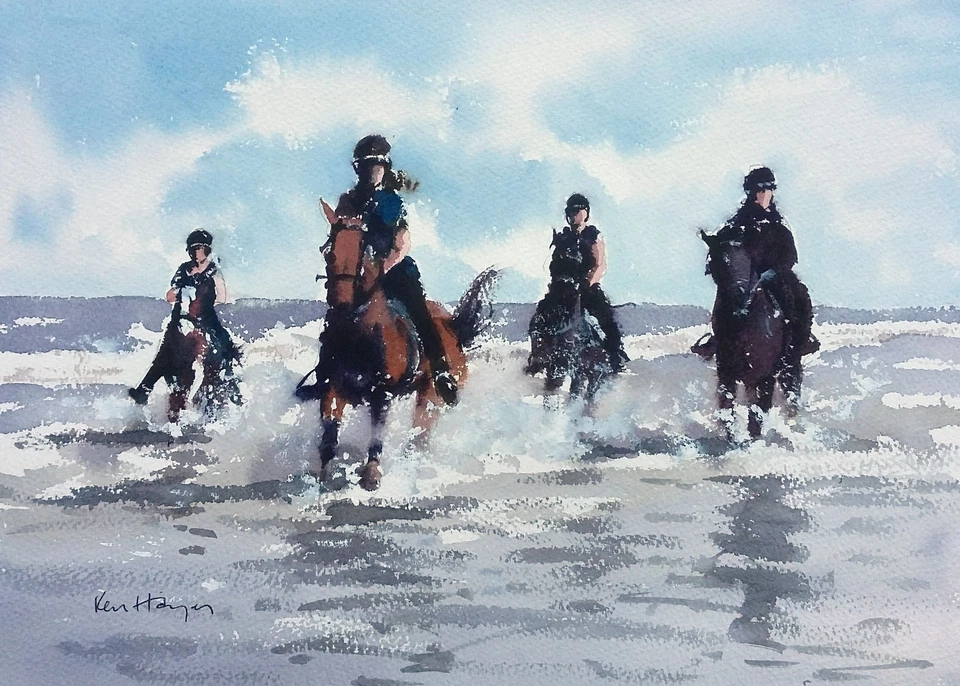 334 Horseplay - Horse Riding Ken Hayes - Image 1 of 2